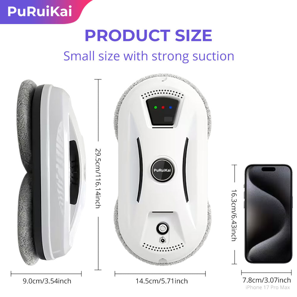 R02 Nettoyeur vitre robot PRK-N361 – Robot pour nettoyer les vitres à pulvérisation manuelle 