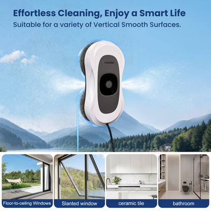 H - RN2 - 01 Automatic Window Cleaner | Smart Glass Cleaning Robot,Ultra - Thin Automatic Dual Water Spray Robot - PuRuiKai