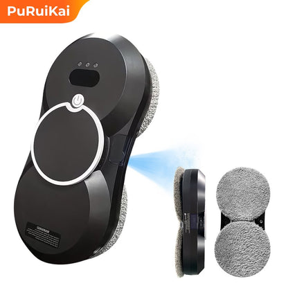 HCR - 10 Window Cleaning Robots with Water Spray | Electric Glass Cleaners - PuRuiKai