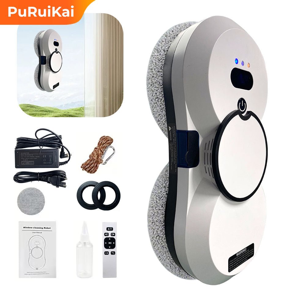 HCR - 10 Window Cleaning Robots with Water Spray | Electric Glass Cleaners - PuRuiKai