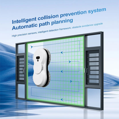 HCR - 18 Automatic Window Cleaner | Smart Glass Cleaning Robot,Ultra - Thin Automatic Dual Water Spray Robot - PuRuiKai