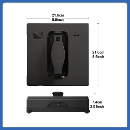 HCR - 21B Square Robot Window Cleaners for Framed & Frameless Glass | Puruikai Window Cleaning Robot - PuRuiKai