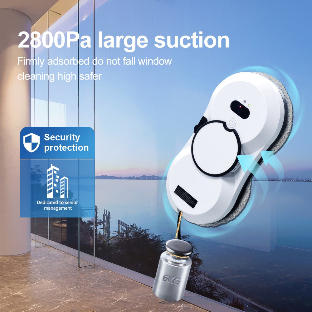 J - HCR - 10 PuRuiKai Round Robot Window Cleaner with Auto Spray & Remote Control - PuRuiKai Online Store