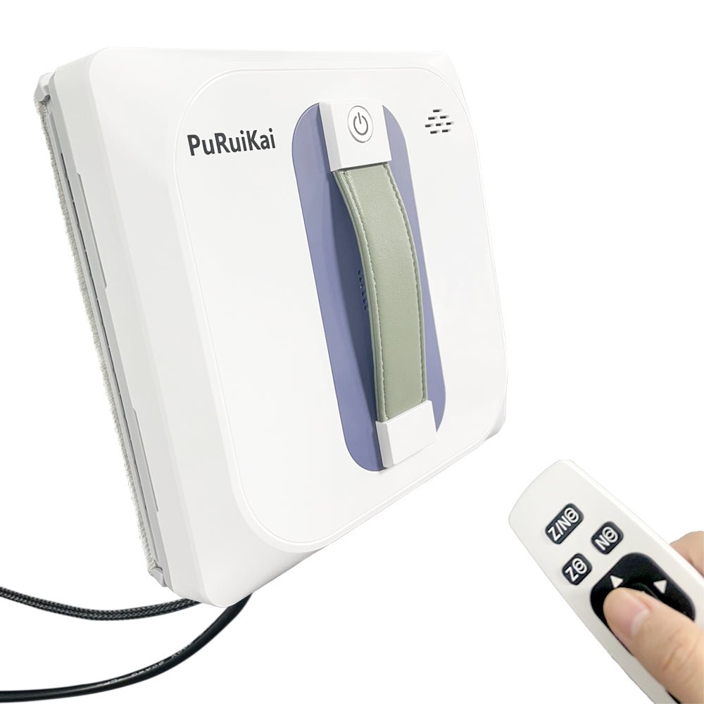 PRK - 28 Smart Window Cleaning Robot – 4 - Point Spray, Strong Suction & Brushless Motor | Streak - Free Cleaning - PuRuiKai Online Store