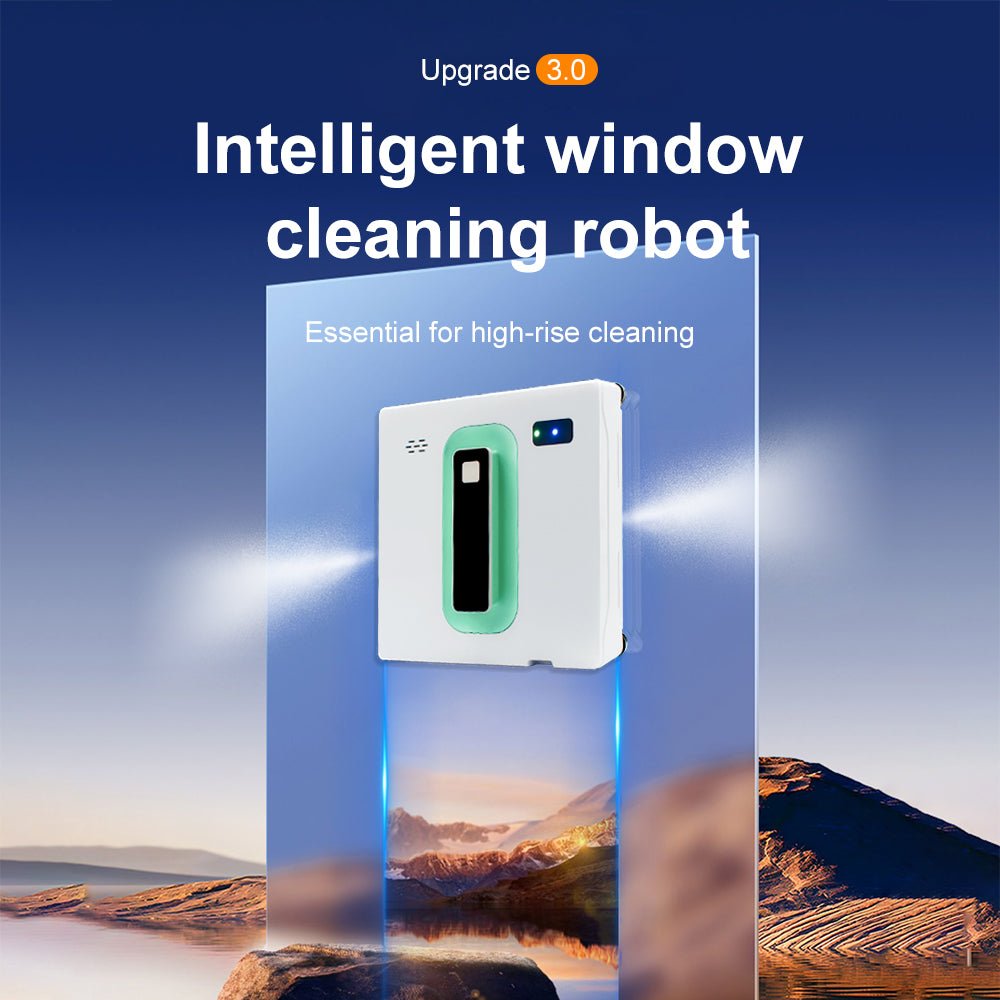 Window Cleaning Robot Dual Water Spray Automatic Cleaning Intelligent Path Planning Glass Cleaners - PuRuiKai